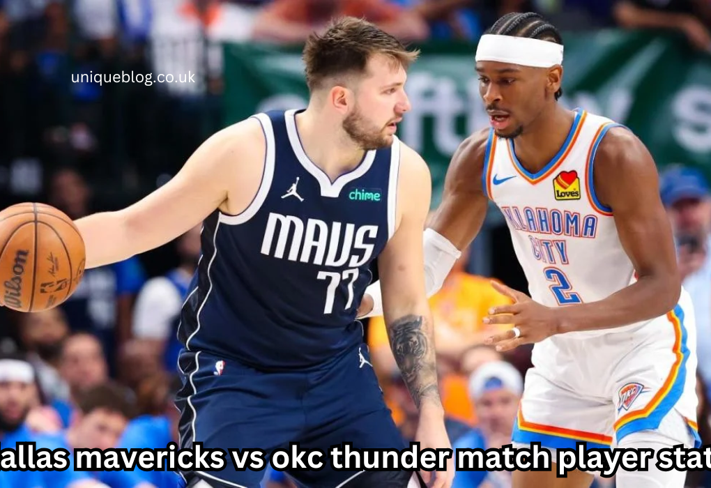 dallas mavericks vs okc thunder match player stats